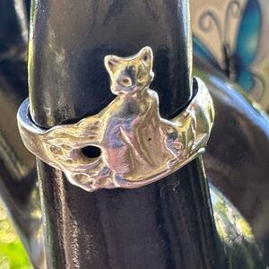 Silver Cat with Graceful Elegance